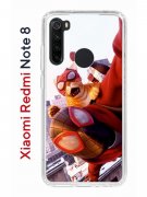 Чехол-накладка Xiaomi Redmi Note 8 Kruche Print Человек паук