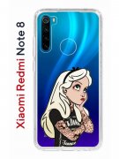 Чехол-накладка Xiaomi Redmi Note 8 Kruche Print Tattoo Girl