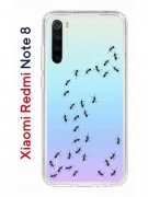 Чехол-накладка Xiaomi Redmi Note 8 Kruche Print Муравьи