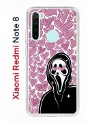 Чехол-накладка Xiaomi Redmi Note 8  (580659) Kruche PRINT Любовь и Крик