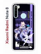 Чехол-накладка Xiaomi Redmi Note 8 Kruche Print Kokomi Genshin