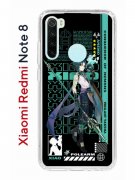 Чехол-накладка Xiaomi Redmi Note 8 Kruche Print Xiao Genshin