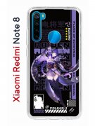 Чехол-накладка Xiaomi Redmi Note 8 Kruche Print Raiden Genshin