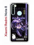 Чехол-накладка Xiaomi Redmi Note 8 Kruche Print Raiden Genshin