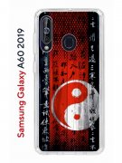 Чехол-накладка Samsung Galaxy A60 2019 Kruche Print Инь Ян
