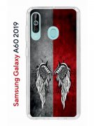 Чехол-накладка Samsung Galaxy A60 2019 Kruche Print Крылья