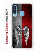 Чехол-накладка Samsung Galaxy A60 2019 Kruche Print Крылья