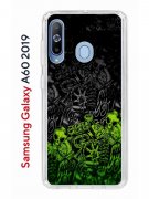 Чехол-накладка Samsung Galaxy A60 2019 Kruche Print Garage