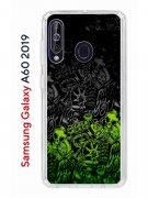 Чехол-накладка Samsung Galaxy A60 2019 Kruche Print Garage