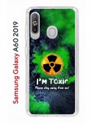 Чехол-накладка Samsung Galaxy A60 2019 (583859) Kruche PRINT Toxic