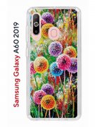 Чехол-накладка Samsung Galaxy A60 2019 (583859) Kruche PRINT Одуванчики