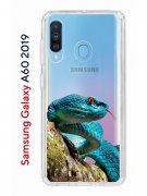 Чехол-накладка Samsung Galaxy A60 2019 (583859) Kruche PRINT Змея