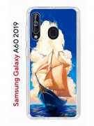 Чехол-накладка Samsung Galaxy A60 2019 (583859) Kruche PRINT Парусник