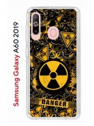 Чехол-накладка Samsung Galaxy A60 2019 (583859) Kruche PRINT Danger