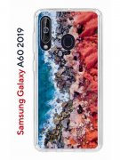 Чехол-накладка Samsung Galaxy A60 2019 (583859) Kruche PRINT Морской берег