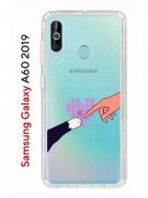 Чехол-накладка Samsung Galaxy A60 2019 (583859) Kruche PRINT Котолюбовь