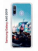 Чехол-накладка Samsung Galaxy A60 2019 (583859) Kruche PRINT Киберпанк