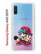 Чехол-накладка Samsung Galaxy A60 2019 (583859) Kruche PRINT FNF Boyfrend