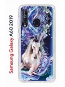 Чехол-накладка Samsung Galaxy A60 2019 Kruche Print Грация