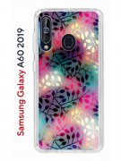 Чехол-накладка Samsung Galaxy A60 2019 Kruche Print Цветные листья
