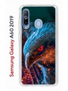Чехол-накладка Samsung Galaxy A60 2019 Kruche Print Орел