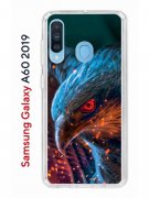 Чехол-накладка Samsung Galaxy A60 2019 Kruche Print Орел