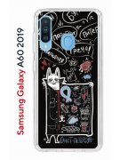 Чехол-накладка Samsung Galaxy A60 2019 (583859) Kruche PRINT Кот Питер