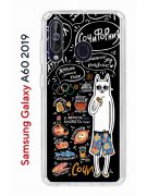 Чехол-накладка Samsung Galaxy A60 2019 (583859) Kruche PRINT Кот Сочи