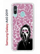 Чехол-накладка Samsung Galaxy A60 2019 (583859) Kruche PRINT Любовь и Крик
