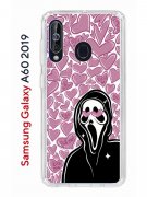 Чехол-накладка Samsung Galaxy A60 2019 (583859) Kruche PRINT Любовь и Крик