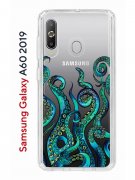 Чехол-накладка Samsung Galaxy A60 2019 Kruche Print Щупальца