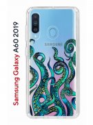 Чехол-накладка Samsung Galaxy A60 2019 Kruche Print Щупальца