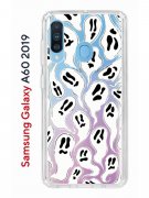 Чехол-накладка Samsung Galaxy A60 2019 (583859) Kruche PRINT Призраки