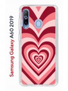 Чехол-накладка Samsung Galaxy A60 2019 (583859) Kruche PRINT Сердце