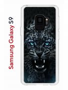 Чехол-накладка Samsung Galaxy S9 Kruche Print Дикий леопард