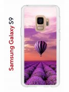 Чехол-накладка Samsung Galaxy S9  (580669) Kruche PRINT Лавандовый рай