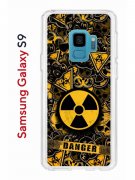 Чехол-накладка Samsung Galaxy S9 Kruche Print Danger