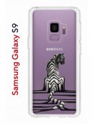 Чехол-накладка Samsung Galaxy S9  (580669) Kruche PRINT Tiger