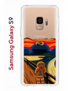 Чехол-накладка Samsung Galaxy S9 Kruche Print Cookie Scream