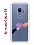 Чехол-накладка Samsung Galaxy S9  (580669) Kruche PRINT Котолюбовь