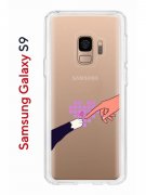 Чехол-накладка Samsung Galaxy S9  (580669) Kruche PRINT Котолюбовь