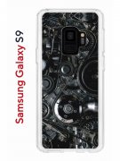 Чехол-накладка Samsung Galaxy S9 Kruche Print Двигатель