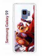 Чехол-накладка Samsung Galaxy S9  (580669) Kruche PRINT Человек паук