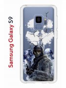 Чехол-накладка Samsung Galaxy S9  (580669) Kruche PRINT Call of Duty