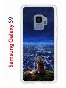 Чехол-накладка Samsung Galaxy S9 Kruche Print Ночные Огни