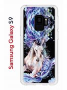 Чехол-накладка Samsung Galaxy S9 Kruche Print Грация