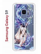 Чехол-накладка Samsung Galaxy S9 Kruche Print Грация