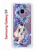 Чехол-накладка Samsung Galaxy S9 Kruche Print Грация