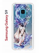 Чехол-накладка Samsung Galaxy S9 Kruche Print Грация