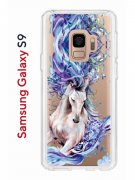 Чехол-накладка Samsung Galaxy S9 Kruche Print Грация